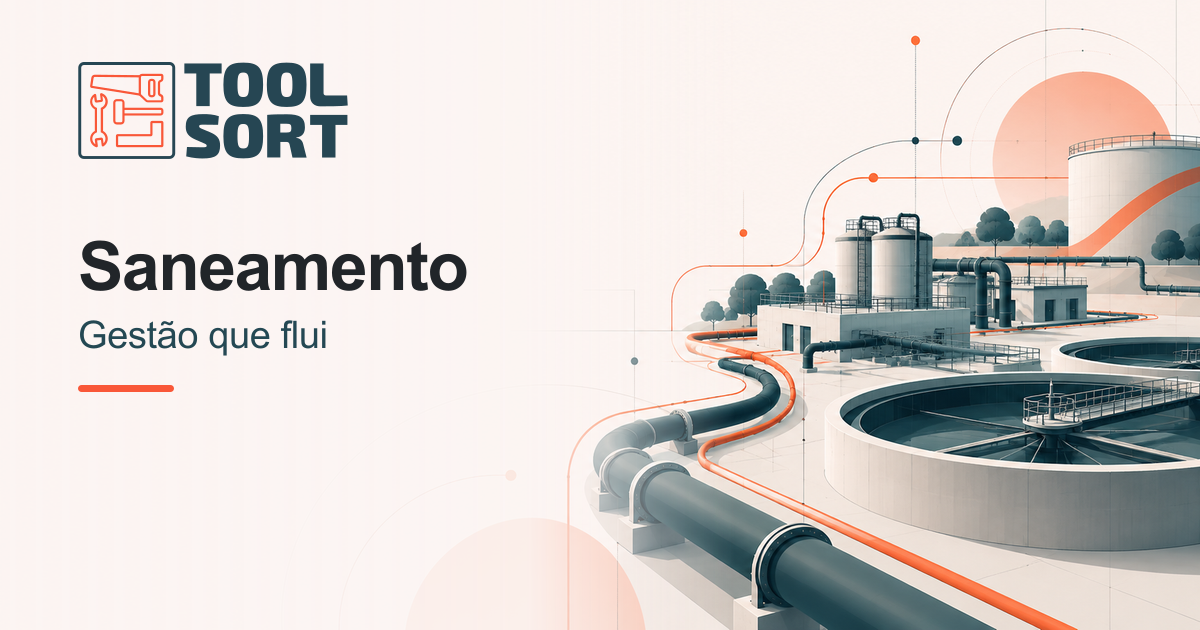 Fluxos de dados da plataforma TOOLSORT Saneamento